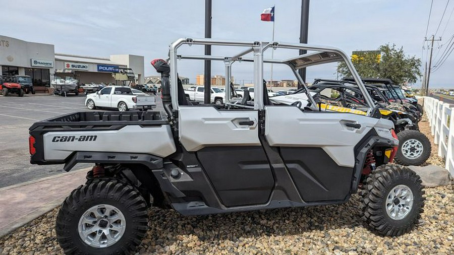 New 2024 CAN-AM DEFENDER MAX X MR WITH HALF DOORS HAD10 HYPER SILVER AND LEGION RED