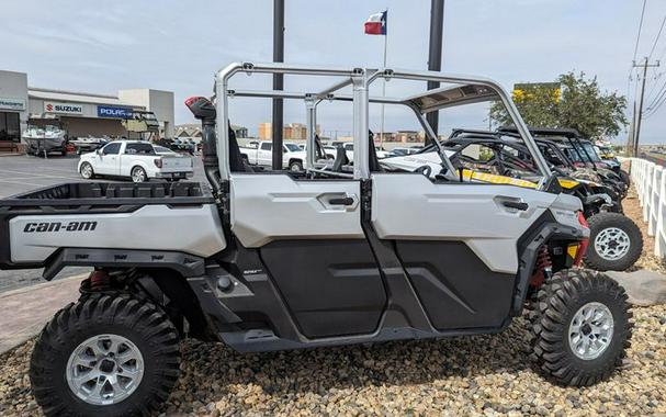 New 2024 CAN-AM DEFENDER MAX X MR WITH HALF DOORS HAD10 HYPER SILVER AND LEGION RED