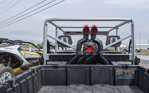 New 2024 CAN-AM DEFENDER MAX X MR WITH HALF DOORS HAD10 HYPER SILVER AND LEGION RED