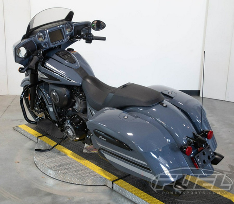 2023 Indian Chieftain Dark Horse Icon Stealth Gray Azure Cry