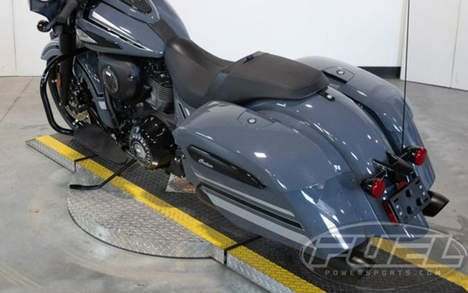 2023 Indian Chieftain Dark Horse Icon Stealth Gray Azure Cry