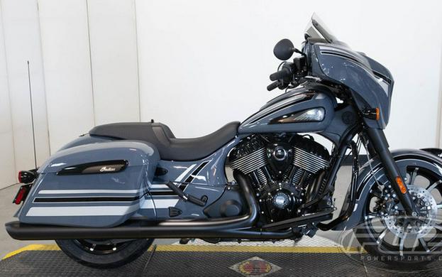 2023 Indian Chieftain Dark Horse Icon Stealth Gray Azure Cry