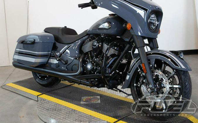 2023 Indian Chieftain Dark Horse Icon Stealth Gray Azure Cry