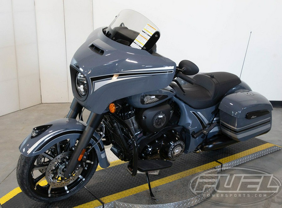 2023 Indian Chieftain Dark Horse Icon Stealth Gray Azure Cry