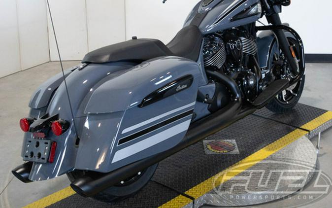 2023 Indian Chieftain Dark Horse Icon Stealth Gray Azure Cry