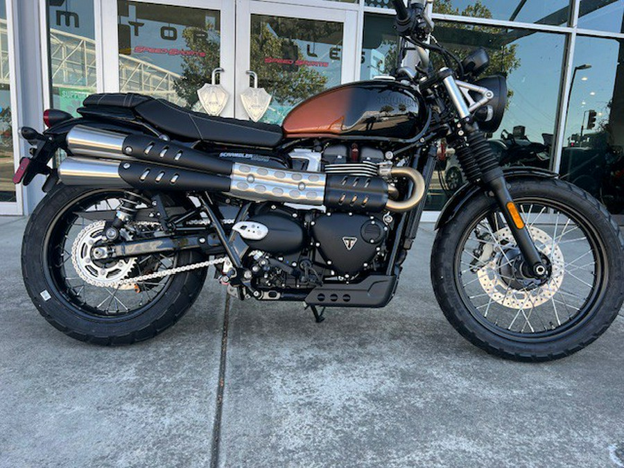 2024 Triumph Scrambler 900 - Phantom Orange/Silver Orange