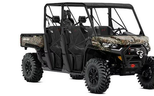 New 2024 CAN-AM DEFENDER MAX X MR WITH HALF DOORS HD10 HYPER SILVER AND LEGION RED