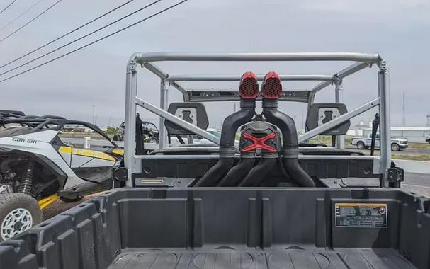 New 2024 CAN-AM DEFENDER MAX X MR WITH HALF DOORS HD10 HYPER SILVER AND LEGION RED