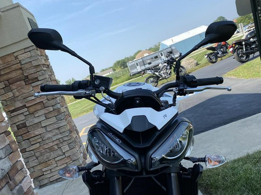 2024 Triumph Street Triple 765 R Crystal White