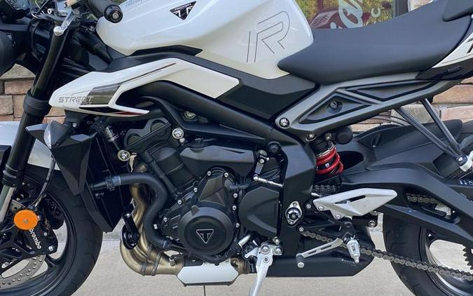 2024 Triumph Street Triple 765 R Crystal White