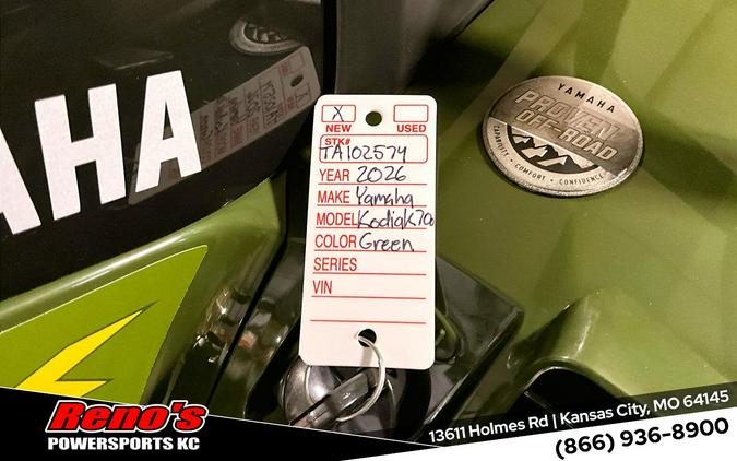 2026 Yamaha Kodiak 700 EPS