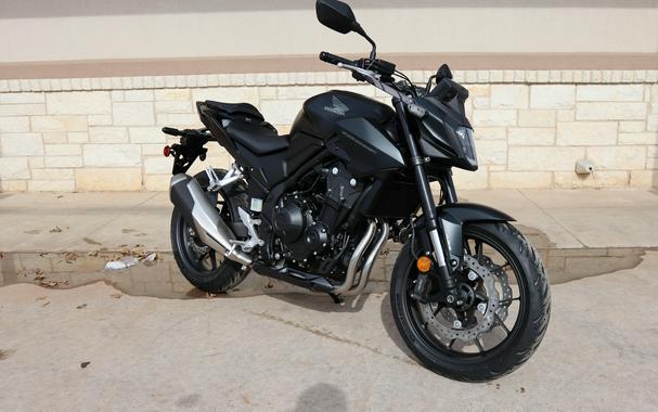 2025 HONDA CB500F ABS MATTE BLACK METALLIC