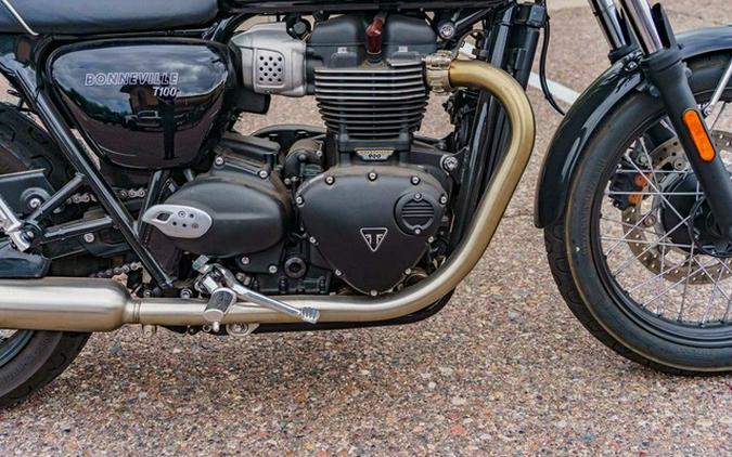 2022 Triumph Bonneville T100 Jet Black