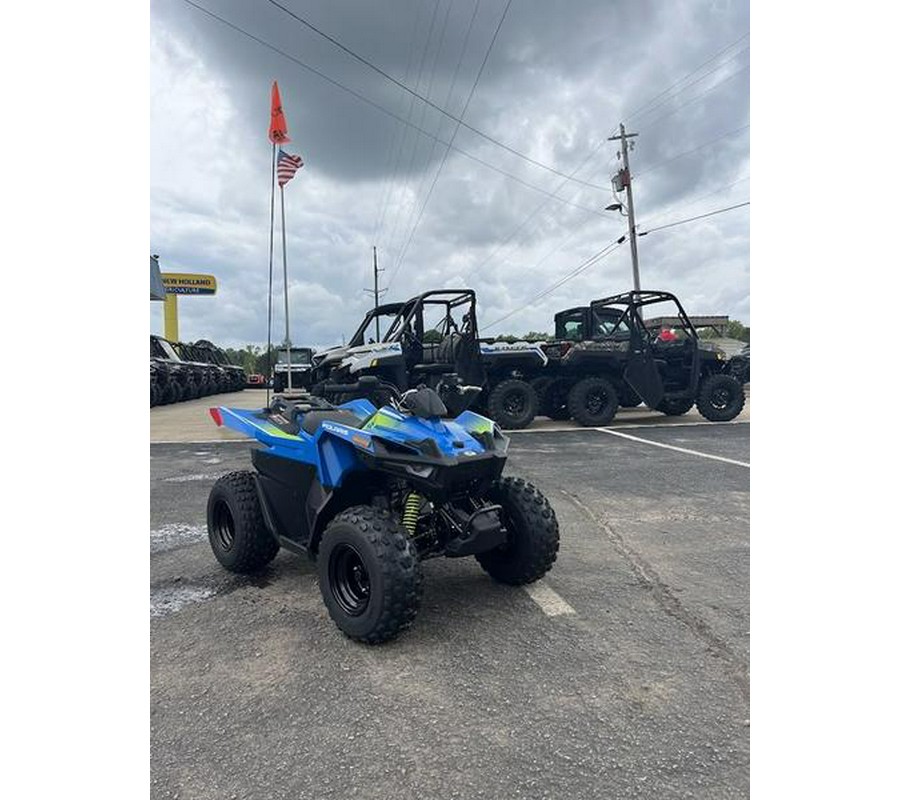 2025 Polaris® Outlaw 70 EFI Velocity Blue / Lifted Lime