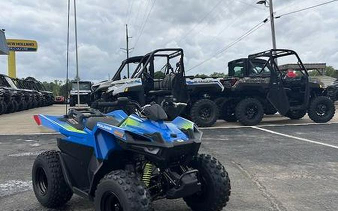 2025 Polaris® Outlaw 70 EFI Velocity Blue / Lifted Lime