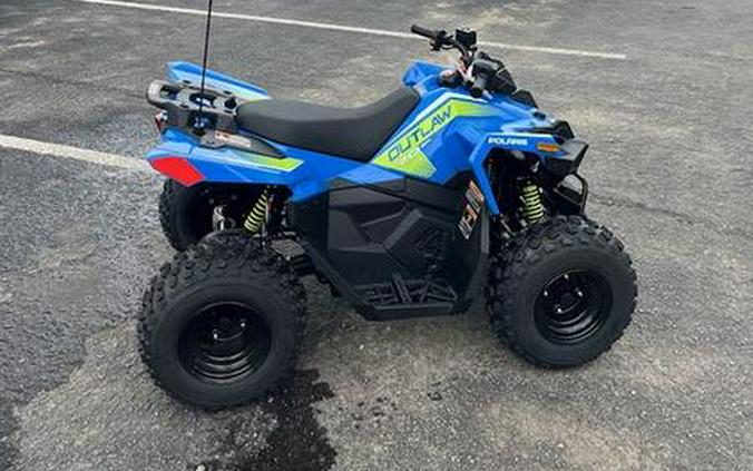 2025 Polaris® Outlaw 70 EFI Velocity Blue / Lifted Lime