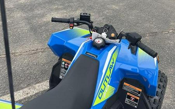 2025 Polaris® Outlaw 70 EFI Velocity Blue / Lifted Lime