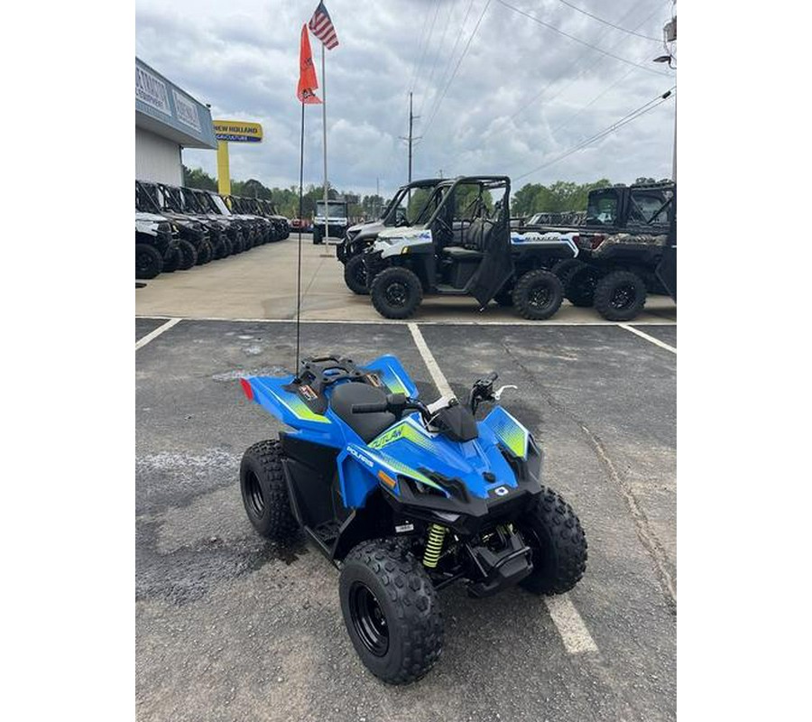 2025 Polaris® Outlaw 70 EFI Velocity Blue / Lifted Lime