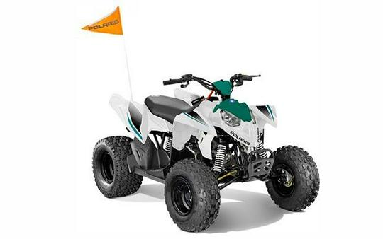 2025 Polaris Industries Outlaw® 110 EFI- WHITE/GREEN