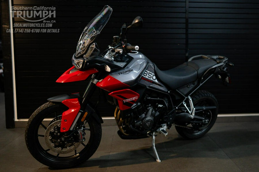 2024 Triumph Tiger 850 Sport Graphite/Diablo Red