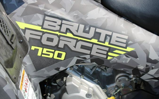 2023 Kawasaki Brute Force® 750 4x4i EPS Fragment Camo Gray