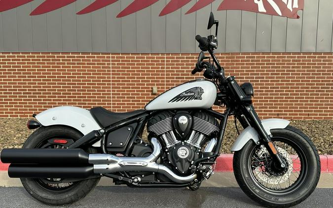 2024 Indian Motorcycle® Chief Bobber ABS Ghost White Metallic Smoke