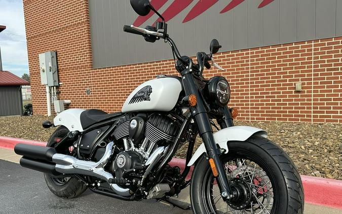 2024 Indian Motorcycle® Chief Bobber ABS Ghost White Metallic Smoke