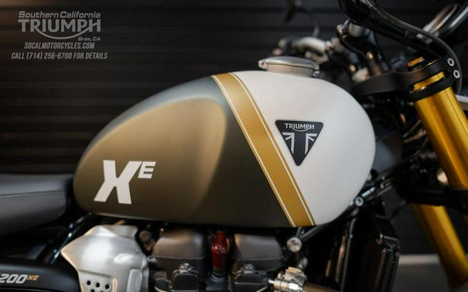 2026 Triumph Scrambler 1200 XE Matte khaki green