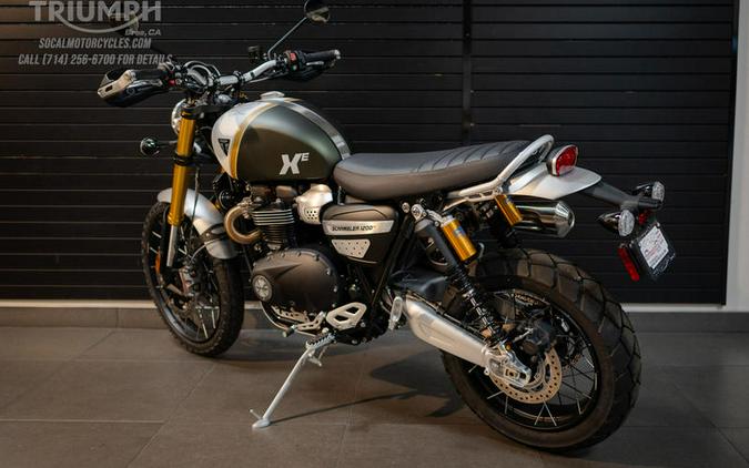 2026 Triumph Scrambler 1200 XE Matte khaki green