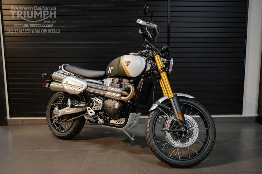 2026 Triumph Scrambler 1200 XE Matte khaki green