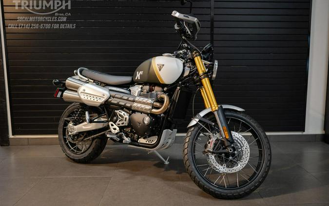 2026 Triumph Scrambler 1200 XE Matte khaki green