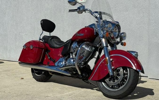 2017 Indian Springfield Indian Motorcycle Red