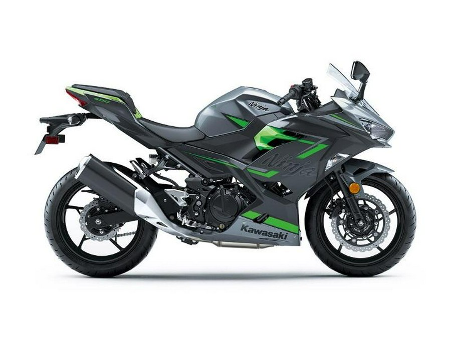 2019 Kawasaki Ninja® 400 ABS Pearl Gray/Metallic Dark Gray