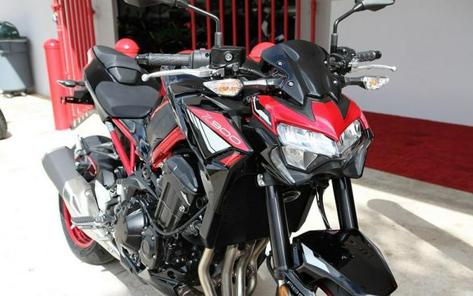 2024 Kawasaki Z900 ABS Candy Persimmon Red/Ebony