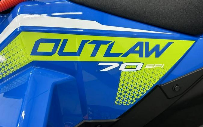 2025 Polaris® OUTLAW 70 EFI - VELOCITY BLUE / LIFTED LIME