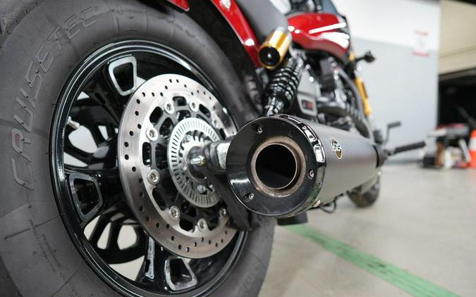 2025 Indian Motorcycle® 101 Scout® Sunset Red Metallic with Graphics