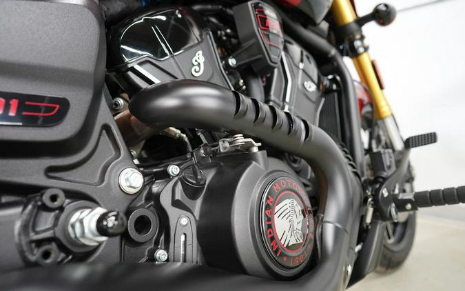 2025 Indian Motorcycle® 101 Scout® Sunset Red Metallic with Graphics