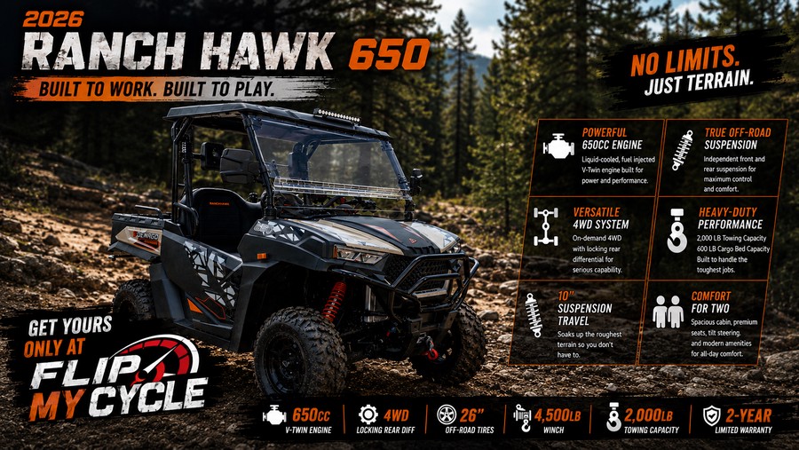 2026 DENAGO RANCH HAWK 650FI - F000060