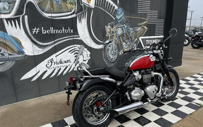 2023 Triumph Bonneville Speedmaster Chrome Edition Diablo Red