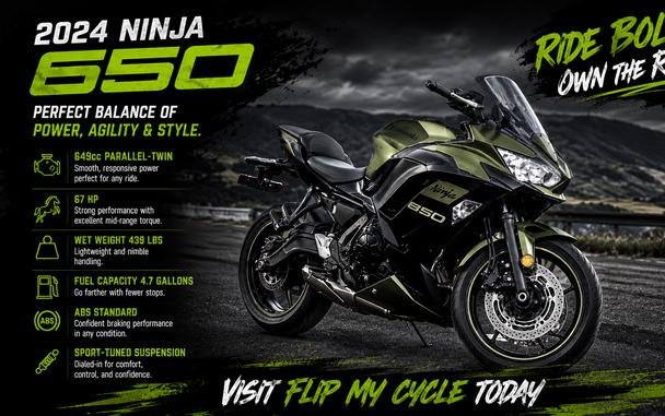 2024 KAWASAKI NINJA 650 ABS - FAD3289