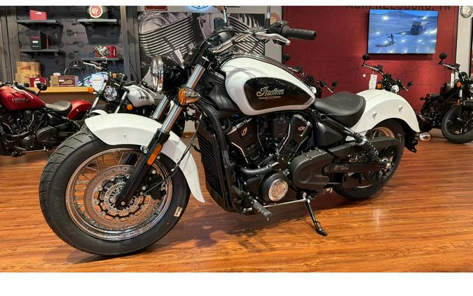 2025 Indian Motorcycle SCOUT LIMITED, GHOST WHITE MTLC, TEC, 49ST Limited + Tech