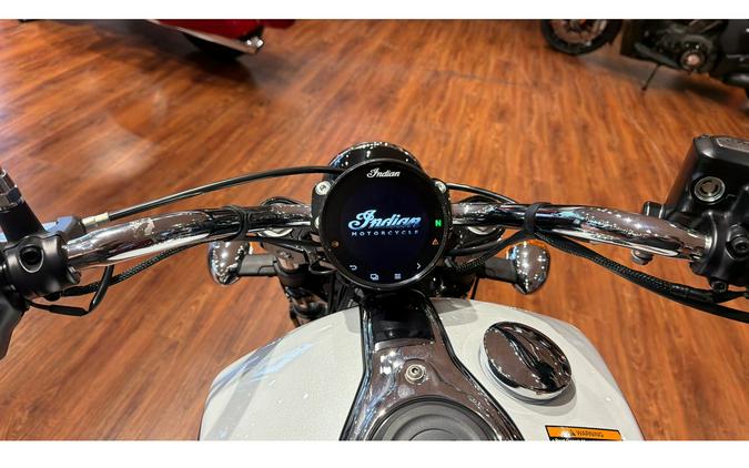 2025 Indian Motorcycle SCOUT LIMITED, GHOST WHITE MTLC, TEC, 49ST Limited + Tech