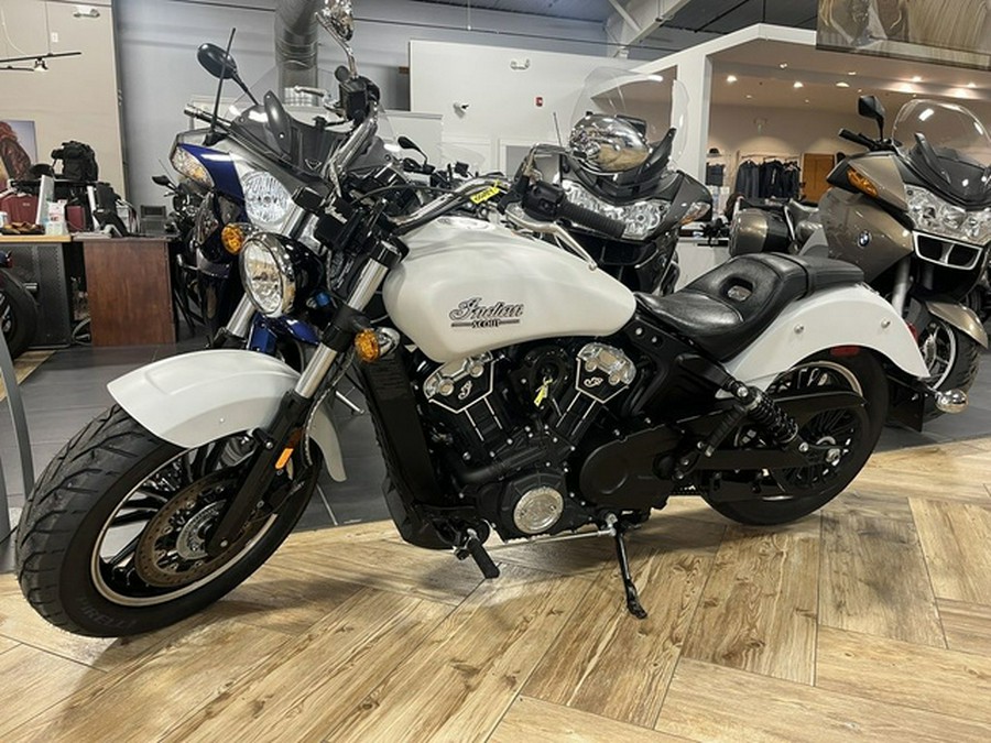 2022 Indian Scout ABS White Smoke
