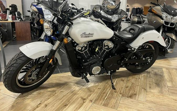 2022 Indian Scout ABS White Smoke