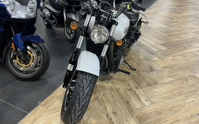 2022 Indian Scout ABS White Smoke