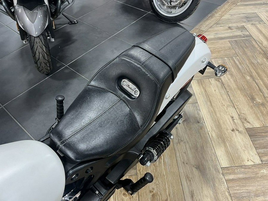 2022 Indian Scout ABS White Smoke