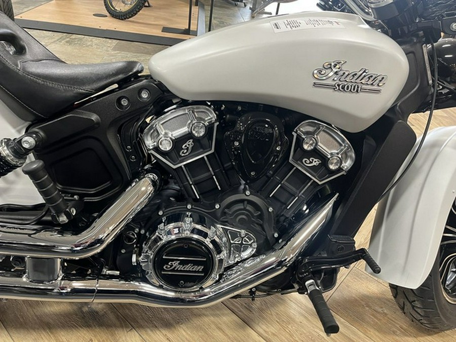 2022 Indian Scout ABS White Smoke