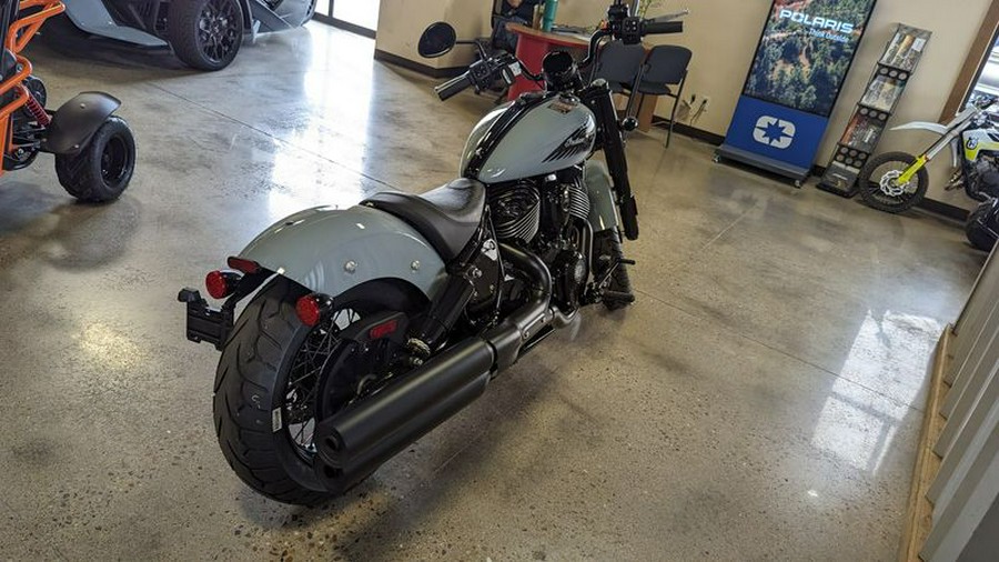 New 2024 INDIAN MOTORCYCLE CHIEF BOBBER DH STORM GRAY 49ST Dark Horse