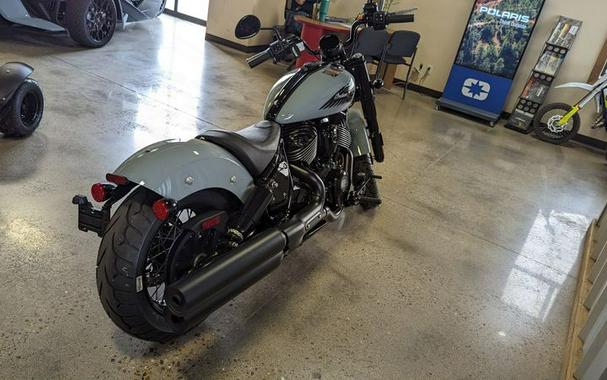 New 2024 INDIAN MOTORCYCLE CHIEF BOBBER DH STORM GRAY 49ST Dark Horse