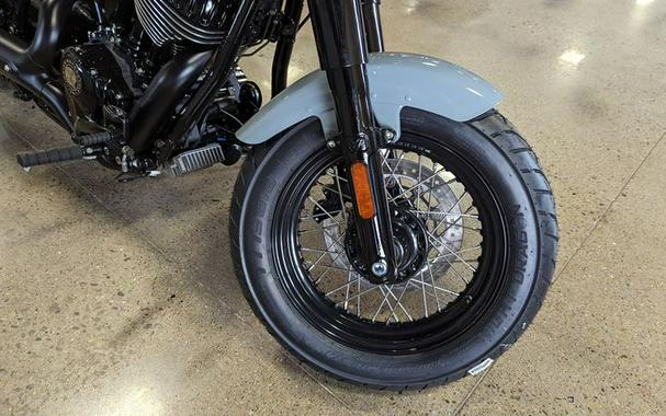 New 2024 INDIAN MOTORCYCLE CHIEF BOBBER DH STORM GRAY 49ST Dark Horse